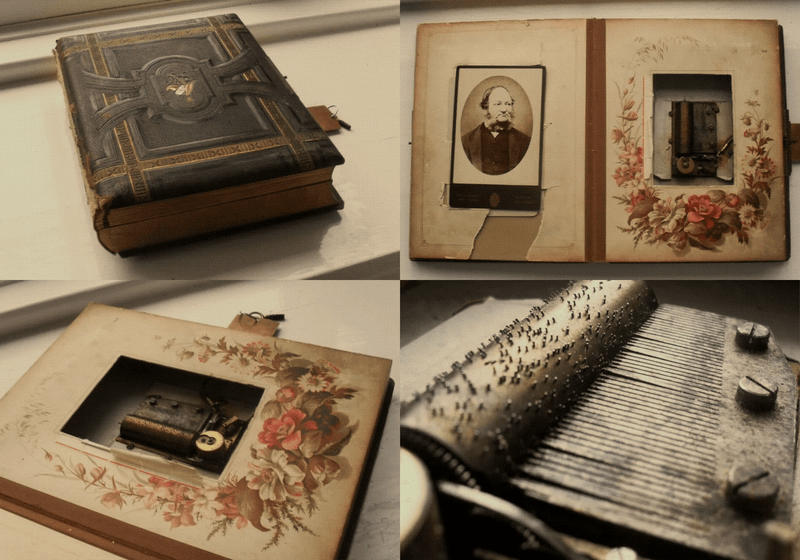 Photos of the Victorian music box